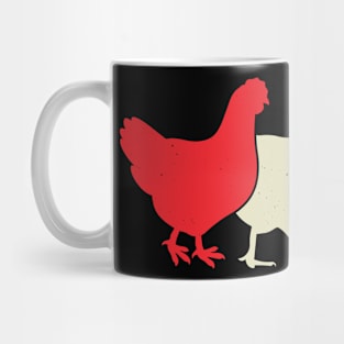 Vintage Chicken Mug